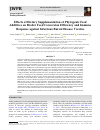 Научная статья на тему 'Effects of Dietary Supplementation of Phytogenic Feed Additives on Broiler Feed Conversion Efficiency and Immune Response against Infectious Bursal Disease Vaccine'