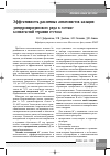 Научная статья на тему 'Эффективность различных антагонистов кальция дигидропиридинового ряда в составе комплексной терапии гестоза'