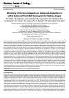 Научная статья на тему 'Efficiency of Various Reagents on Ammonia Reduction in Litter Removal From Belt Conveyors for Battery Cages'