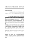 Научная статья на тему 'Экологические особенности Nematoda воробьиных птиц северо-восточного Кавказа'