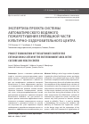 Научная статья на тему 'ЭКСПЕРТИЗА ПРОЕКТА СИСТЕМЫ АВТОМАТИЧЕСКОГО ВОДЯНОГО ПОЖАРОТУШЕНИЯ ЗРЕЛИЩНОЙ ЧАСТИ КУЛЬТУРНО-ОЗДОРОВИТЕЛЬНОГО ЦЕНТРА'