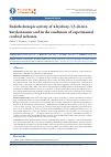 Научная статья на тему 'Endothelotropic activity of 4-hydroxy-3,5-di-tret-butylcinnamic acid in the conditions of experimental cerebral ischemia'