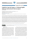 Научная статья на тему 'English for Specific Purposes: Tailoring English language instruction for history majors'