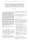 Научная статья на тему 'Evaluating Web Application Vulnerability Scanners: Introducing the RD-Score for Comprehensive Performance Assessment'