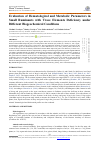 Научная статья на тему 'Evaluation of Hematological and Metabolic Parameters in Small Ruminants with Trace Elements Deficiency under Different Biogeochemical Conditions'