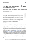 Научная статья на тему 'Evaluation of Milk Yield and Reproductive Performance of Pure Holstein and Its F1 Crossbreds with Montbeliarde in Egypt'
