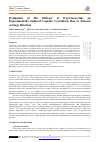 Научная статья на тему 'Evaluation of The Efficacy of Oxytetracycline on Experimentally Induced Caprine Coccidiosis Due to Eimeria arloingi Infection'