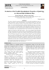 Научная статья на тему 'Evaluation of the Possible Hypolipidemic Properties of Quail Egg on Alloxan-Induced Diabetic Rats'
