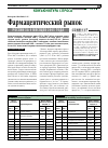 Научная статья на тему 'Фармацевтический рынок России за 9 месяцев 2005 года'
