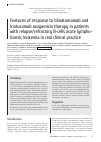 Научная статья на тему 'Features of response to blinatumomab and inotuzumab ozogamicin therapy in patients with relapse/refractory B-cells acute lymphoblastic leukemia in real clinical practice'