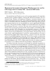 Научная статья на тему 'Феномен большого баклана Phalacrocorax carbo в Белоруссии в конце ХХ - начале XXI века'