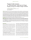 Научная статья на тему 'Fingerprint-like analysis of "nanoantibody" selection by phage display using two helper phage variants'