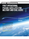 Научная статья на тему 'First Operational pseudo-satellites for military and civil users'