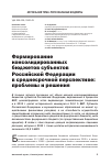 Научная статья на тему 'Формирование консолидированных бюджетов субъектов Российской Федерации в среднесрочной перспективе: проблемы и решения'