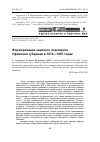 Научная статья на тему 'Формирование земского электората Уфимской губернии в 1874-1897 годах'