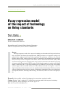Научная статья на тему 'Fuzzy regression model of the impact of technology on living standards'