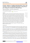 Научная статья на тему 'Genome Analysis of Antimicrobial Resistance Genes and Virulence Factors in Multidrug-Resistant Campylobacter fetus Subspecies Isolated from Sheath Wash'