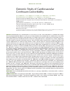 Научная статья на тему 'Genomic study of cardiovascular continuum comorbidity'
