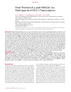 Научная статья на тему 'Host proteins Ku and hmga1 as participants of HIV-1 transcription'