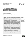 Научная статья на тему '“I Am a Football Player and/or a Girl”: Psychosemantics of Self-Consciousness among Teenage Female Football Players'