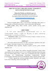 Научная статья на тему 'IBROYIM YUSUPOV LIRIKASIDA BADIIY TAKRORNING QO‘LLANILISH XUSUSIYATLARI'
