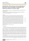 Научная статья на тему 'Identification of Brucella spp. and Assessing Impact of Brucellosis Control Programme on Ruminants and Human in Gharbia Governorate, Egypt'