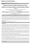 Научная статья на тему 'Impacts of long-term nitrogen enrichment and water addition on soil enzyme activity in a typical steppe ecosystem'