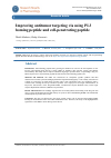 Научная статья на тему 'Improving antitumor targeting via using PL3 homing peptide and cell-penetrating peptide'