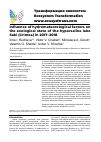 Научная статья на тему 'INFLUENCE OF HYDROMETEOROLOGICAL FACTORS ON THE ECOLOGICAL STATE OF THE HYPERSALINE LAKE SAKI (CRIMEA) IN 2017-2018'