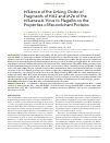 Научная статья на тему 'Influence of the linking order of fragments of HA2 and M2e of the influenza a virus to flagellin on the properties of recombinant proteins'