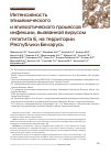 Научная статья на тему 'Интенсивность эпидемического и эпизоотического процессов инфекции, вызванной вирусом гепатита Е, на территории Республики Беларусь'