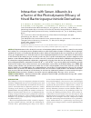 Научная статья на тему 'Interaction with serum albumin as a factor of the photodynamic efficacy of novel bacteriopurpurinimide derivatives'