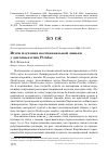 Научная статья на тему 'Итоги изучения постювенальной линьки у дятловых птиц Picidae'