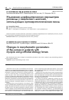 Научная статья на тему 'Изменение морфометрических параметров роговицы у пациентов с миопией, использующих ортокератологические линзы'