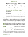 Научная статья на тему 'KINETIC PARAMETERS AND CYTOTOXIC ACTIVITY OF RECOMBINANT METHIONINE γ-LYASE FROM CLOSTRIDIUM TETANI, CLOSTRIDIUM SPOROGENES, PORPHYROMONAS GINGIVALIS AND CITROBACTER FREUNDII'