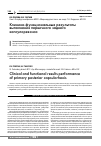 Научная статья на тему 'Клинико-функциональные результаты выполнения первичного заднего капсулорексиса'