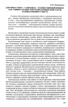 Научная статья на тему 'Ключевое слово словообраз художественный концепт как универсальные текстообразующие константы художественного текста'