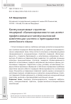 Научная статья на тему 'КОММУНИКАТИВНЫЕ СТРАТЕГИИ ГЕНДЕРНОЙ СБАЛАНСИРОВАННОСТИ КАК АСПЕКТ ПРОФЕССИОНАЛЬНО-КОММУНИКАТИВНОЙ КОМПЕТЕНЦИИ УЧИТЕЛЯ И ПРЕПОДАВАТЕЛЯ АНГЛИЙСКОГО ЯЗЫКА'