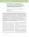 Научная статья на тему 'Late replication of the inactive x chromosome is independent of the compactness of chromosome territory in human pluripotent stem cells'