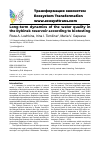 Научная статья на тему 'LONG-TERM DYNAMICS OF THE WATER QUALITY IN THE RYBINSK RESERVOIR ACCORDING TO BIOTESTING'