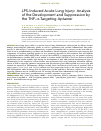 Научная статья на тему 'LPS-Induced Acute Lung Injury: Analysis of the Development and Suppression by the TNF-α-Targeting Aptamer'