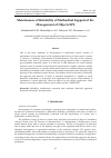 Научная статья на тему 'Maintenance of Reliability of Methodical Support of the Management of Objects EPS'