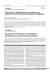 Научная статья на тему 'Механизмы формирования дисфункции эндотелия при остром коронарном синдроме'