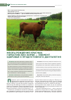 Научная статья на тему 'Месяц рождения красных горбатовских коров - элемент здоровья и продуктивного долголетия'