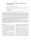Научная статья на тему 'MicroRNAs: the role in autoimmune inflammation'