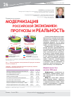 Научная статья на тему 'Модернизация российской экономики: прогнозы и реальность'