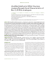 Научная статья на тему 'Modified method of rRNA structure analysis reveals novel characteristics of box C/D RNA analogues'