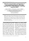 Научная статья на тему 'Molecular characterisation and diagnostics of some gall-forming nematodes of the family Anguinidae Nicoll, 1935 (Nematoda: Tylenchida) using COI mtDNA'