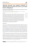 Научная статья на тему 'Molecular Detection and Antibiotic Sensitivity of Salmonella Species Isolated from Goat Feces in Sylhet District of Bangladesh'