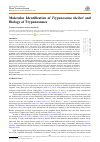 Научная статья на тему 'Molecular Identification of Trypanosoma theileri and Biology of Trypanosomes'